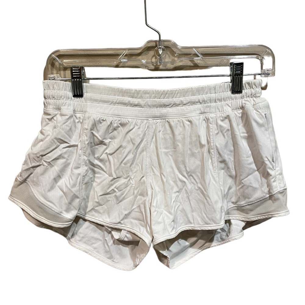 Lululemon Athletica White Hotty Hot Shorts